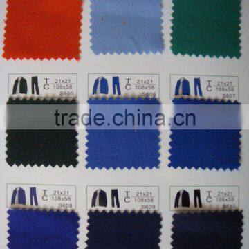 Commen T/C Uniform fabric/ply-yarn drill/business clothes fabrics/labour suit fabrics/jumper cloth/overalls fabrics