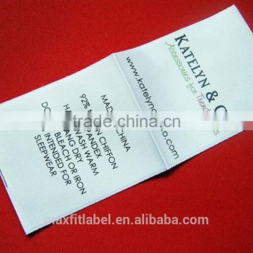 2017 hot sale T-shirt printing labels with competitive price
