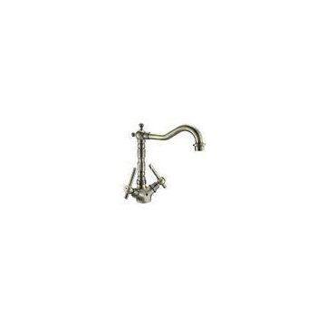Europe Type Antique Bronze Plated Kitchen Tap Faucet With 2 Handle
