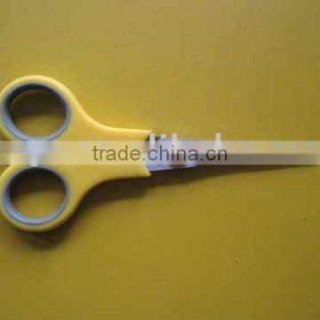 rubber&soft grip household/office scissors