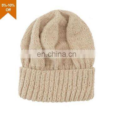 Qianzun black and maroon mixed yarn beanie hat
