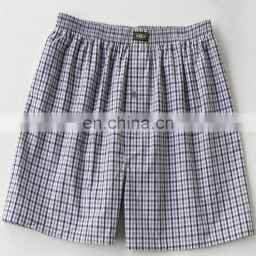 Cheap wholesale printed woven boxer shorts 100 cotton underwear men