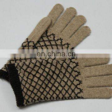 2013 winter thick warm glove Korean rabbit gloves fashion hand gloves (JDG-001 col.01#)