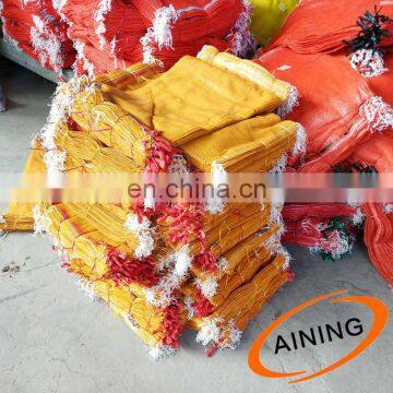 Hot sale 50*80cm potato net bags with Plain woven mesh bags