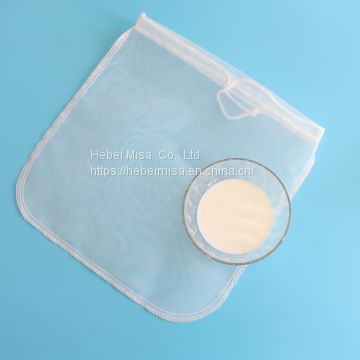 Food grade Nut milk bag with drawstring
