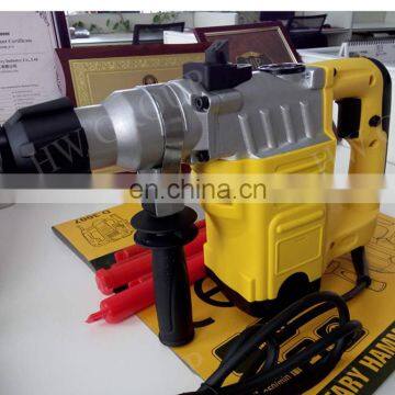 Concrete breaking tools rotary hammer drill electric rotary hammer drill 26mm for sale