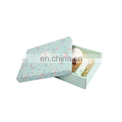 Exquisite Custom Paper Box with Lid with Printed Logo Cardboard Packaging Gift Box for Birthday Party