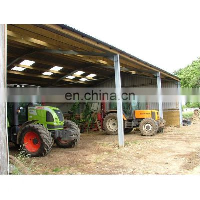 Australia Hot Selling Prefabricated Steel Structure 3 Sided Sheds