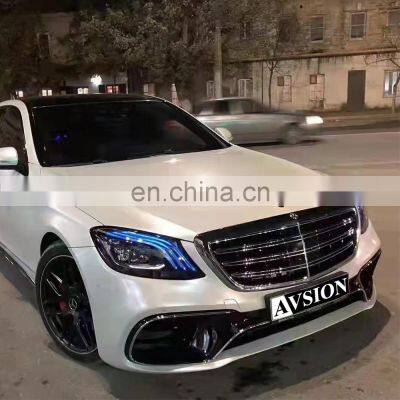 car bumpers for W222 S class 2014-2017 and 2018-2020 year upgrade S63 model