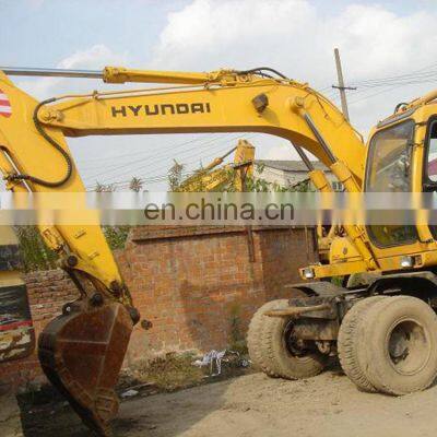 South Korea Hyundai 130w-5 crawler excavator on sale in Shanghai
