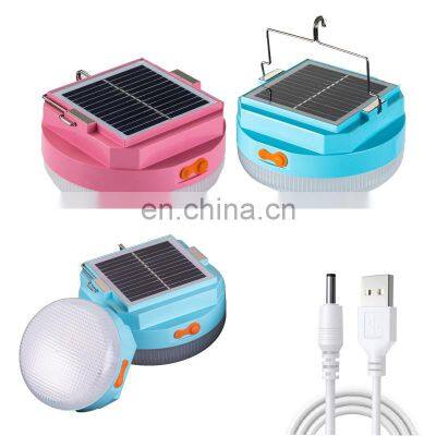 Portable Emergency Outdoor Garden Waterproof Energy Saving Solar Chargeable Usb Led Solar Light Bulb