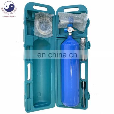 HG-IG 4L small portable medical oxygen cylinders oxygen tanks with gauge