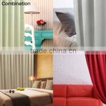 Thermal insulation machine washable ready-made curtain design for salon
