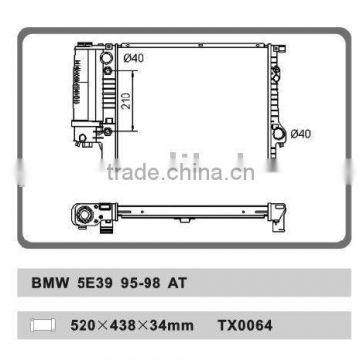 auto radiator for BMW 5E39 95-98 MT
