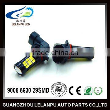 high power auto led lamp 9006 5630 29SMD led light lens led auto driving light