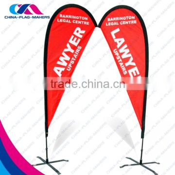 durable top sale colorfast water base beach flag