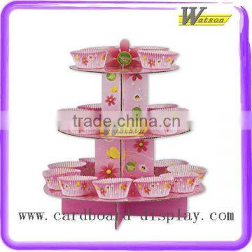 Wholesale Custom POP Paper Cupcake Stand Cardboard