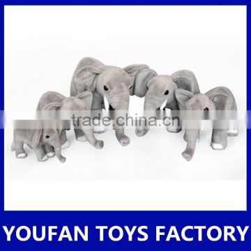 lifelike soft stuffed elephant toy