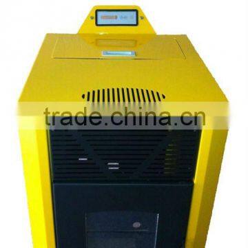 wood pellet stove with boiler