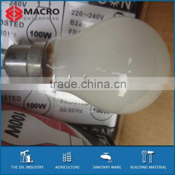 africa market frosted white lamp bulb