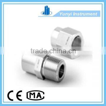 Instrumentation Double Ferrule Stainless Steel 316 Tube Fittings Straight butt weld pipe fitting Connector