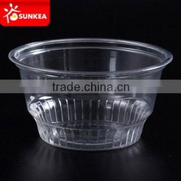 Disposable Tableware Plastic Cup, clear salad bowl
