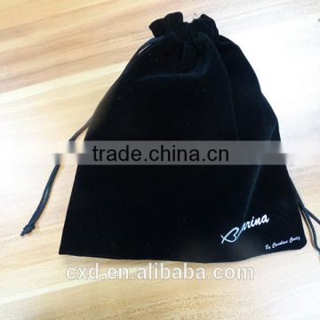 Drawstring Sealing & Rope Handle and customized velvet bag