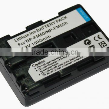 camera lithium battery for Sony NP-FM50