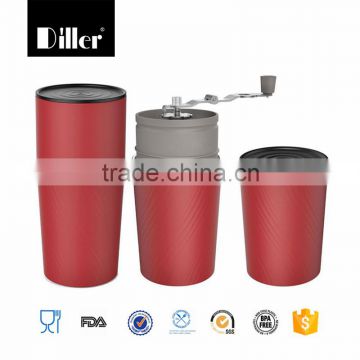 Wholesale Portable coffee mill with double wall stainless steel