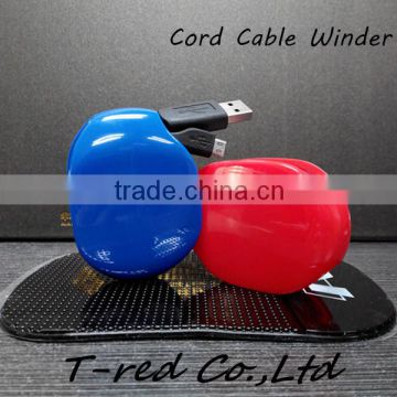 Promotional gift factory automatic cable winder recoil winder