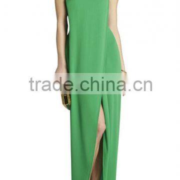 Sexy polyester strapless sale hot new fashion pictures dress 2013