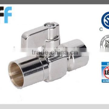 Straight water Mini Ball Valve with CSA Certificated (Copper * Copper)