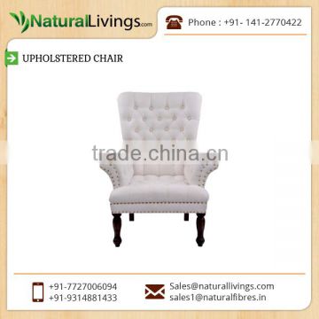 Upholstered Chair for Long-Life Use Available at Commercial Price