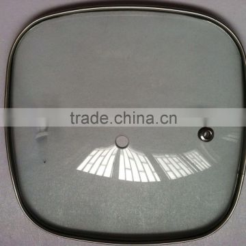 C type squre glass cover 190mm *190mm with logo