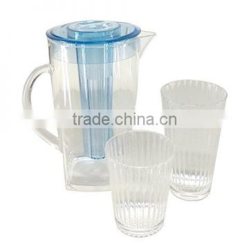 Acrylic Tumblers with Infusion Pitcher