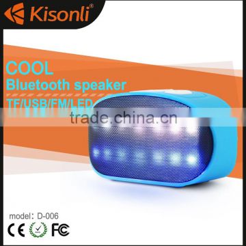 NEW Design led Bluetooth speaker Portable wireless bluetooth speaker with led flashing light