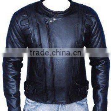 Leather Motorbike Racing Jacket