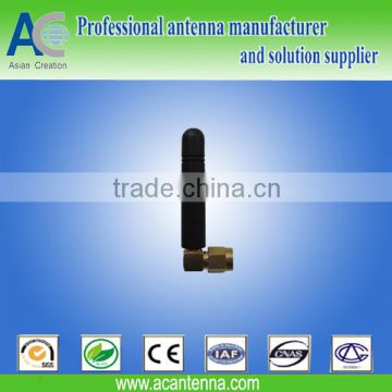 right angle SMA rubber GSM antenna 2.5dbi