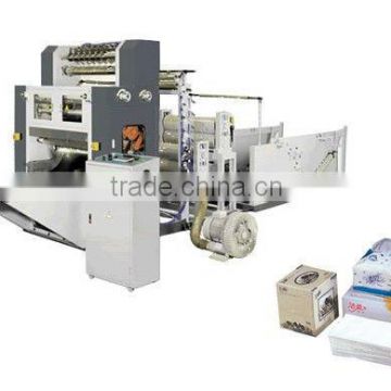 Six rows drawing face tissue machine