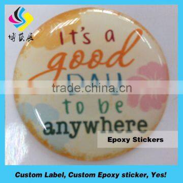 crystal sticker resin sticker dome 3d epoxy adhesive label