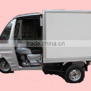 200cc three wheel motorcycle with closed cargo box