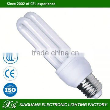 China factory 8000hrs e27 CFL 2u energy saving lamp