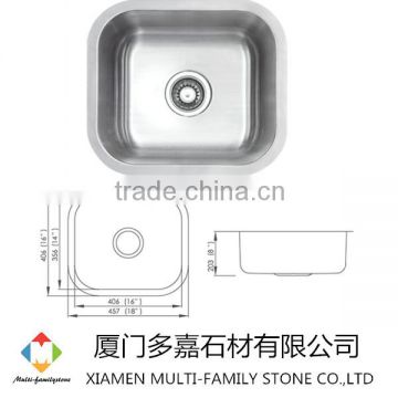 used undermount kitchen stainless steel sink UD-08