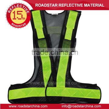 High Visibility Night Work Security Traffic or Cycling Safety Reflective Vest