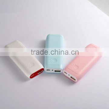 private model 3000mah power bank for IphoneSE, power bank with flash light