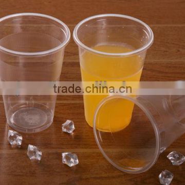 9oz pp disposable plastic cups, white clear colorful for drinking wine