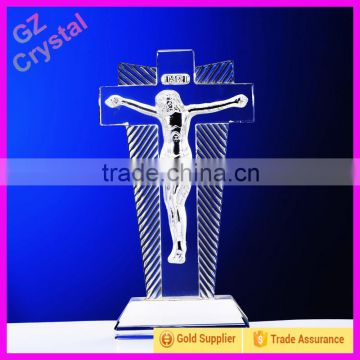 Fancy Wholesale Cheap Hanging Crystal Glass Cross