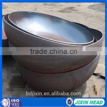 Welding semi ellipsoidal dished end/Hot pressing carbon steel pipe fitting