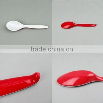 S072 melamine soup spoon in tow tone