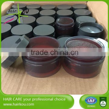 ISO9001 Certification and Gel Form Extra Hold Hair pomade wax